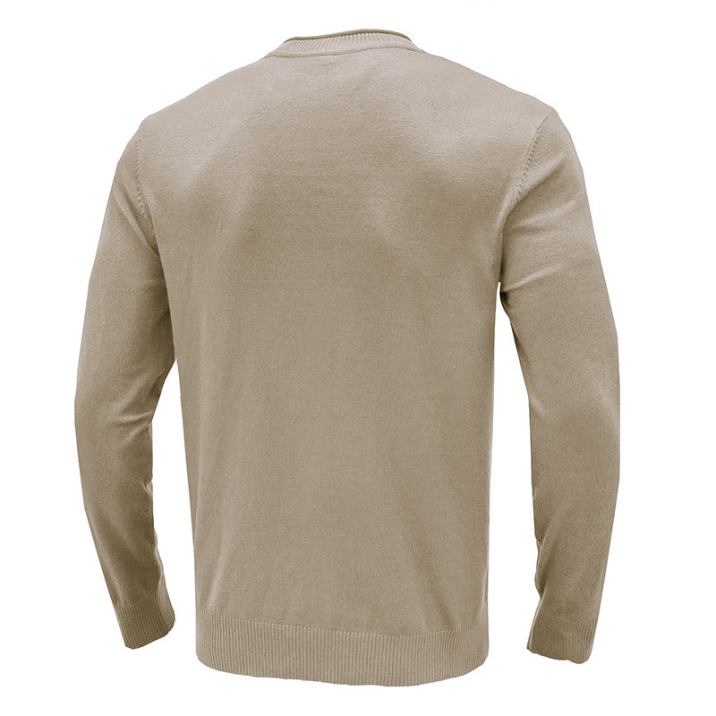 Herren Strickpullover mit moderner Passform und feiner Textur Echoarchiv