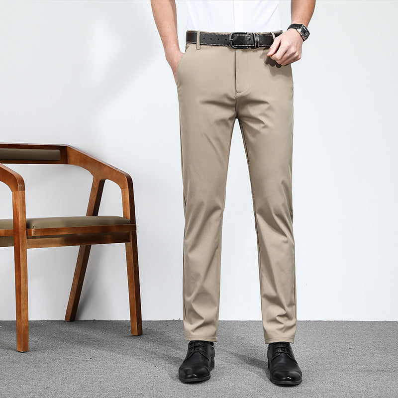 Herren elegante Business-Hose mit schmalem Schnitt und dehnbarem Material Echoarchiv