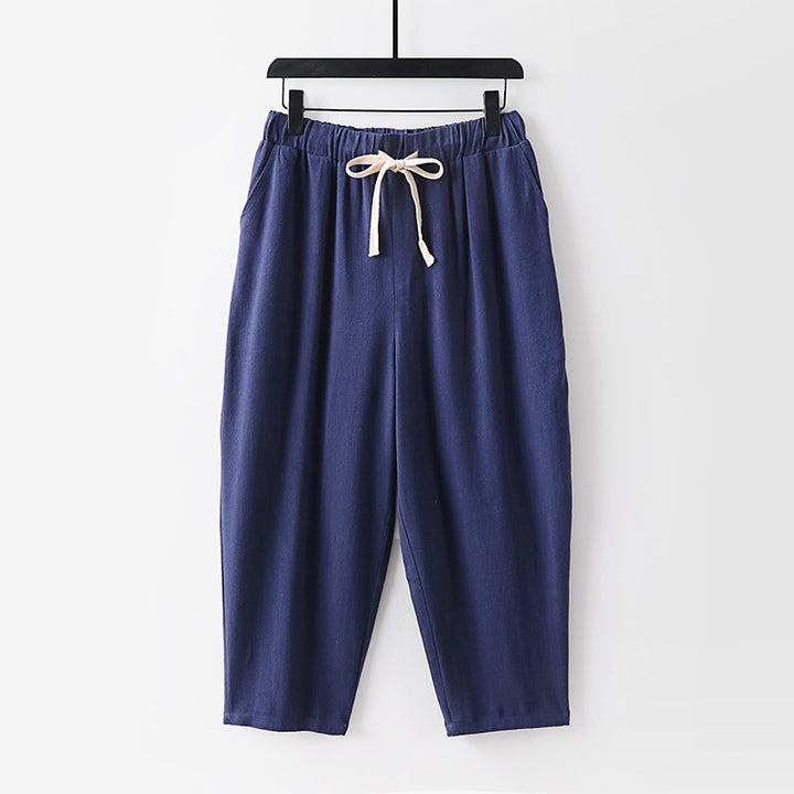 Damen Lässige Jogginghose mit Zugband und weitem Bein Echoarchiv