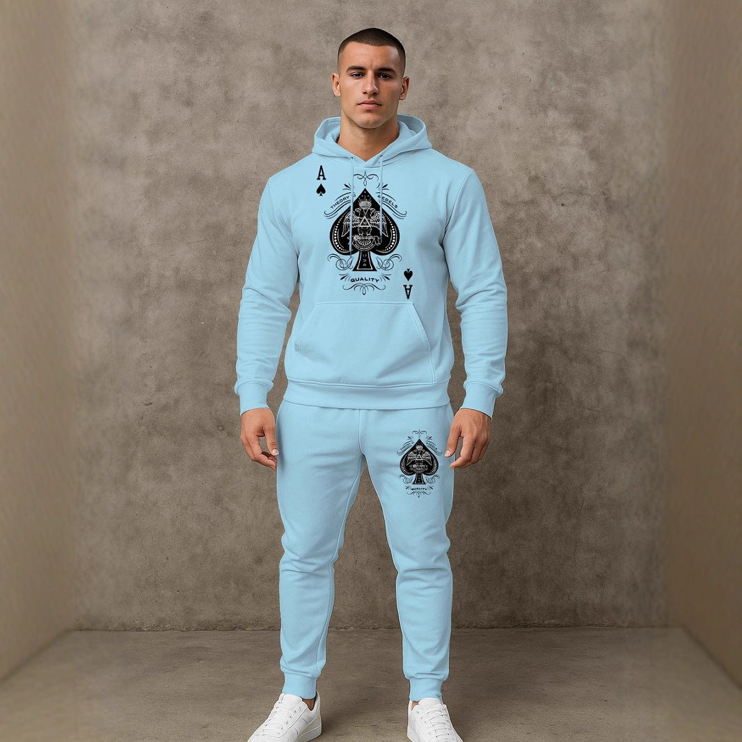 Herren Sportlicher Hoodie mit grafischem Design Echoarchiv