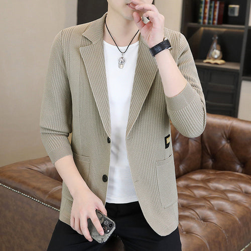 Herren eleganter Kurzarm-Blazer Echoarchiv