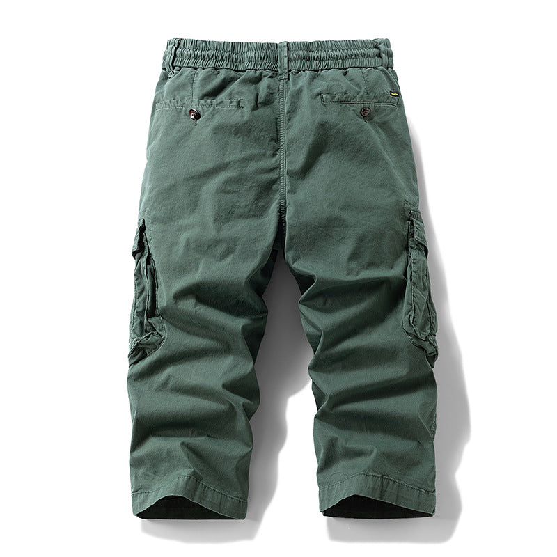 Herren multifunktionale Cargo-Shorts mit elastischem Bund und praktischen Seitentaschen Echoarchiv