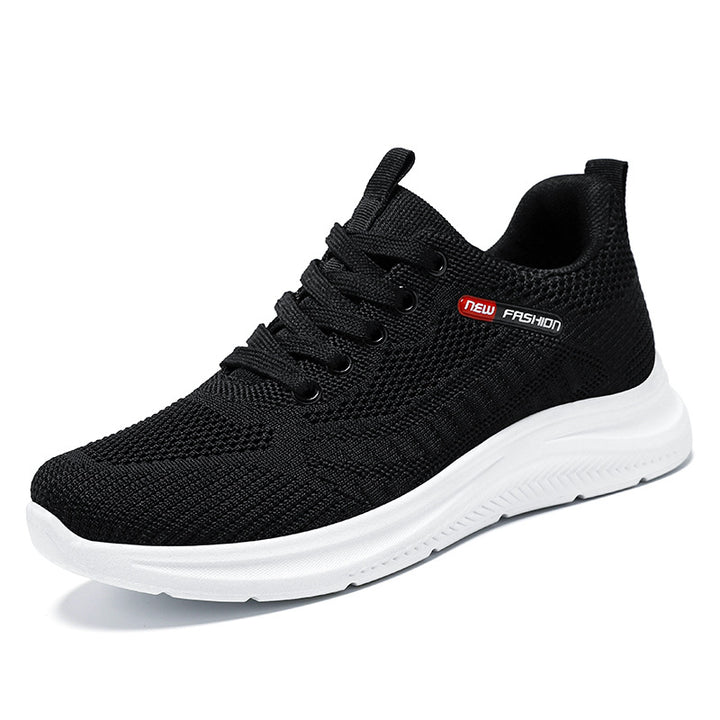 Damen nan leichte atmungsaktive Strick-Walking-Sneaker mit gepolstertem Fersenabschluss und dämpfender EVA-Zwischensohle Echo Archiv