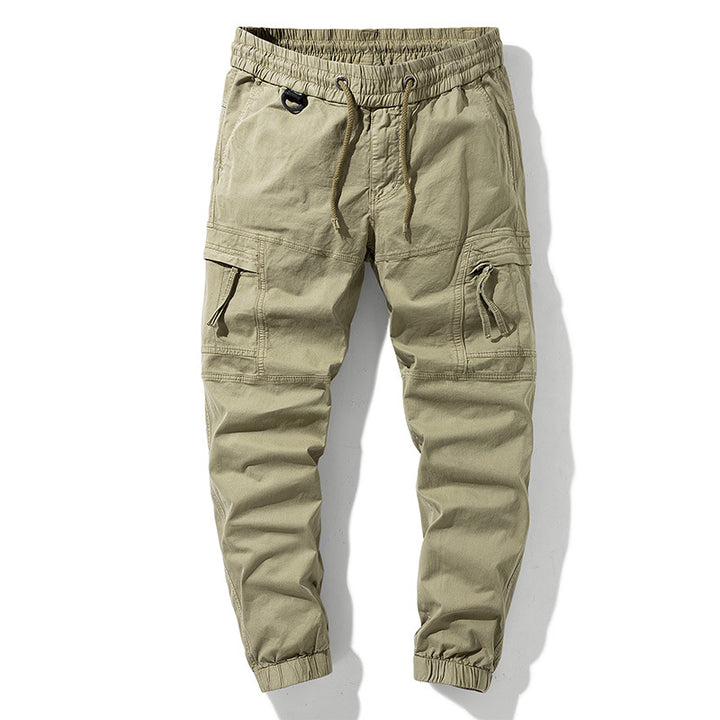 Herren Urbaner Tactical-Cargo-Jogger mit ergonomischen Kniefalten, integrierter Schlüsselöse und elastischem Knöchelabschluss Echo Archiv