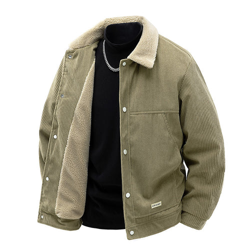 Herren Baumwolljacke mit Teddyfellfutter Echo Archiv