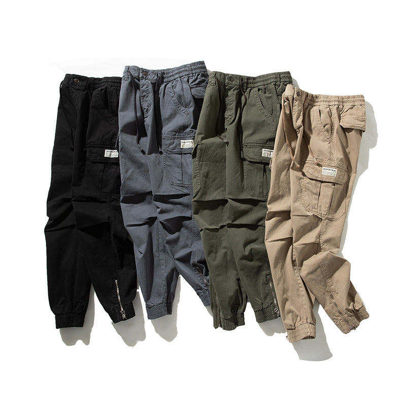 Herren Cargo-Jogginghose im urbanen Utility‑Stil mit elastischem Tunnelzugbund und verstärkten Kniepartien Echo Archiv