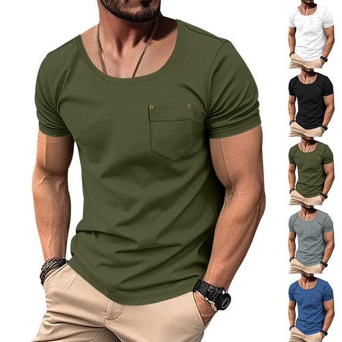 Herren Baumwolle T-Shirt mit modernem Schnitt Echoarchiv