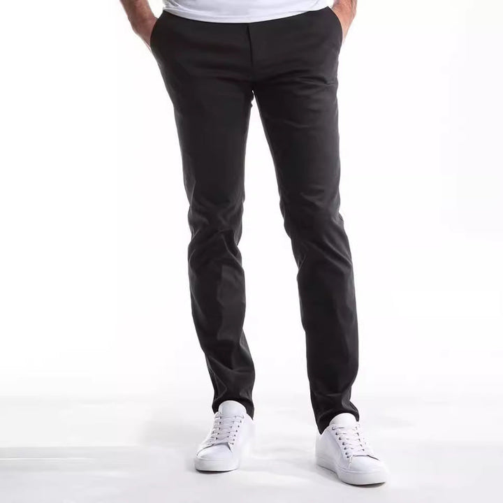 Herren Slim-Fit Chinohose aus atmungsaktivem Material Echoarchiv