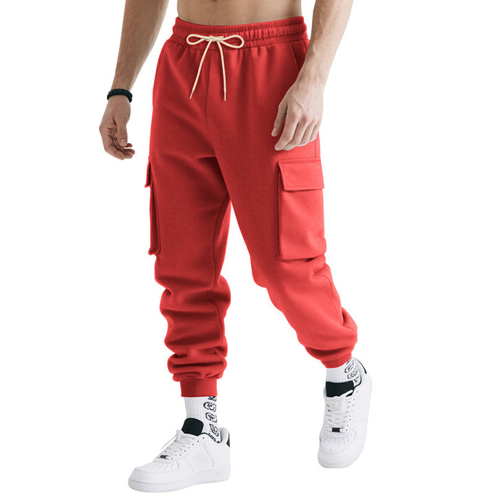 Herren Cargo-Jogginghose mit elastischem Bund und seitlichen Taschen Echoarchiv