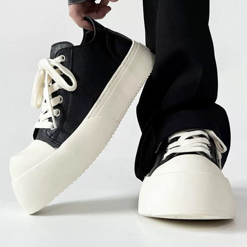 Damen Plateau-Sneaker im minimalistischen Design mit dicker Sohle Echo Archiv