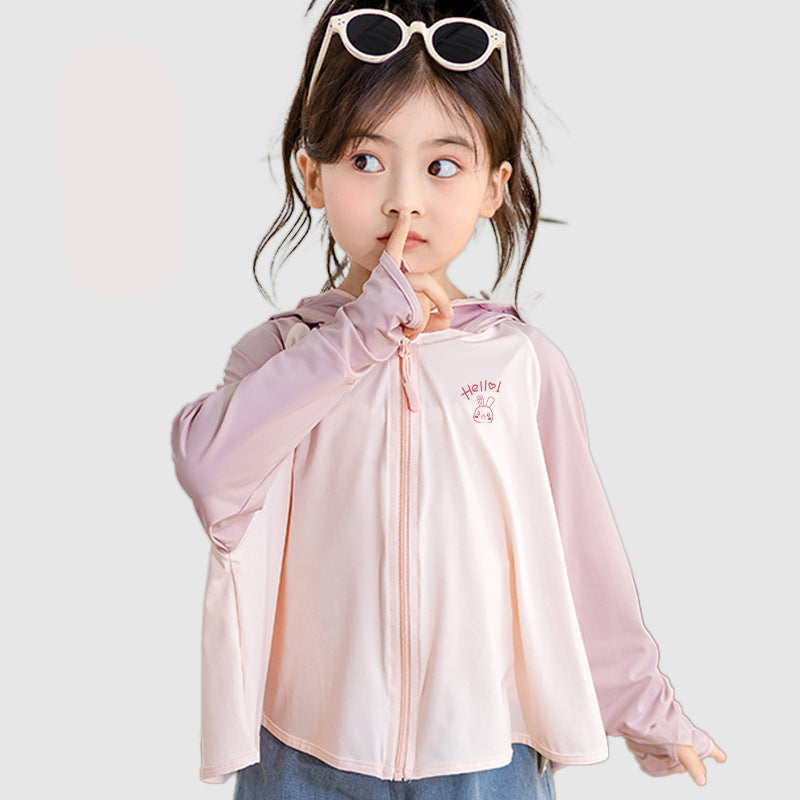 Kinder UV-Schutzjacke mit Kapuze und atmungsaktiven Eigenschaften Echo Archiv