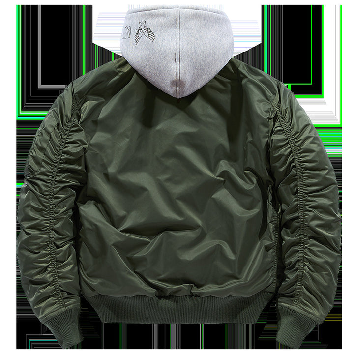 Herren Taillierte Übergangsjacke mit Kapuze Echo Archiv