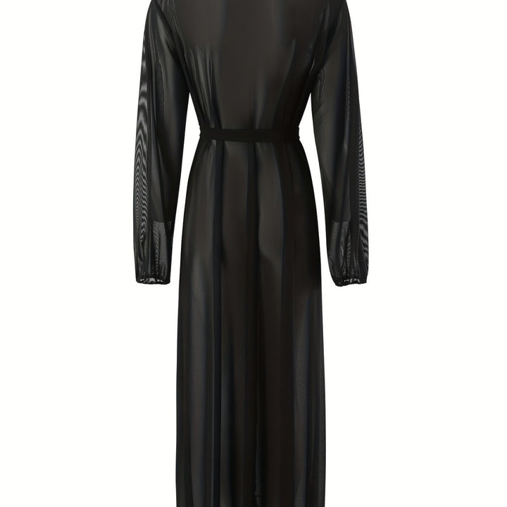 Damen Transparenter Maxikleid Echo Archiv