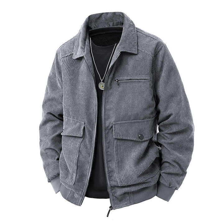 Herren Modische Cordjacke mit praktischen Taschen Echo Archiv