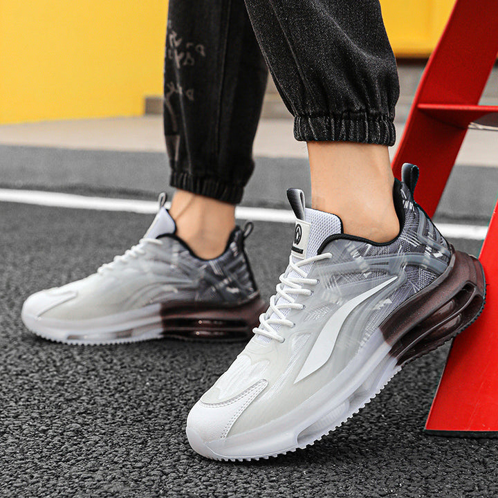 Unisex Futuristische luftgepolsterte leistungsorientierte Sneaker mit transparenter Sohle – Norré
