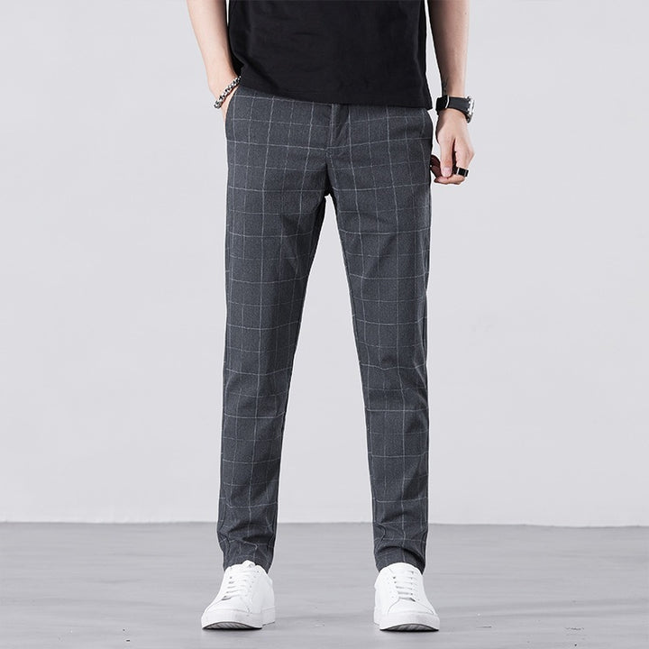 Herren Stylische Karohose Echo Archiv