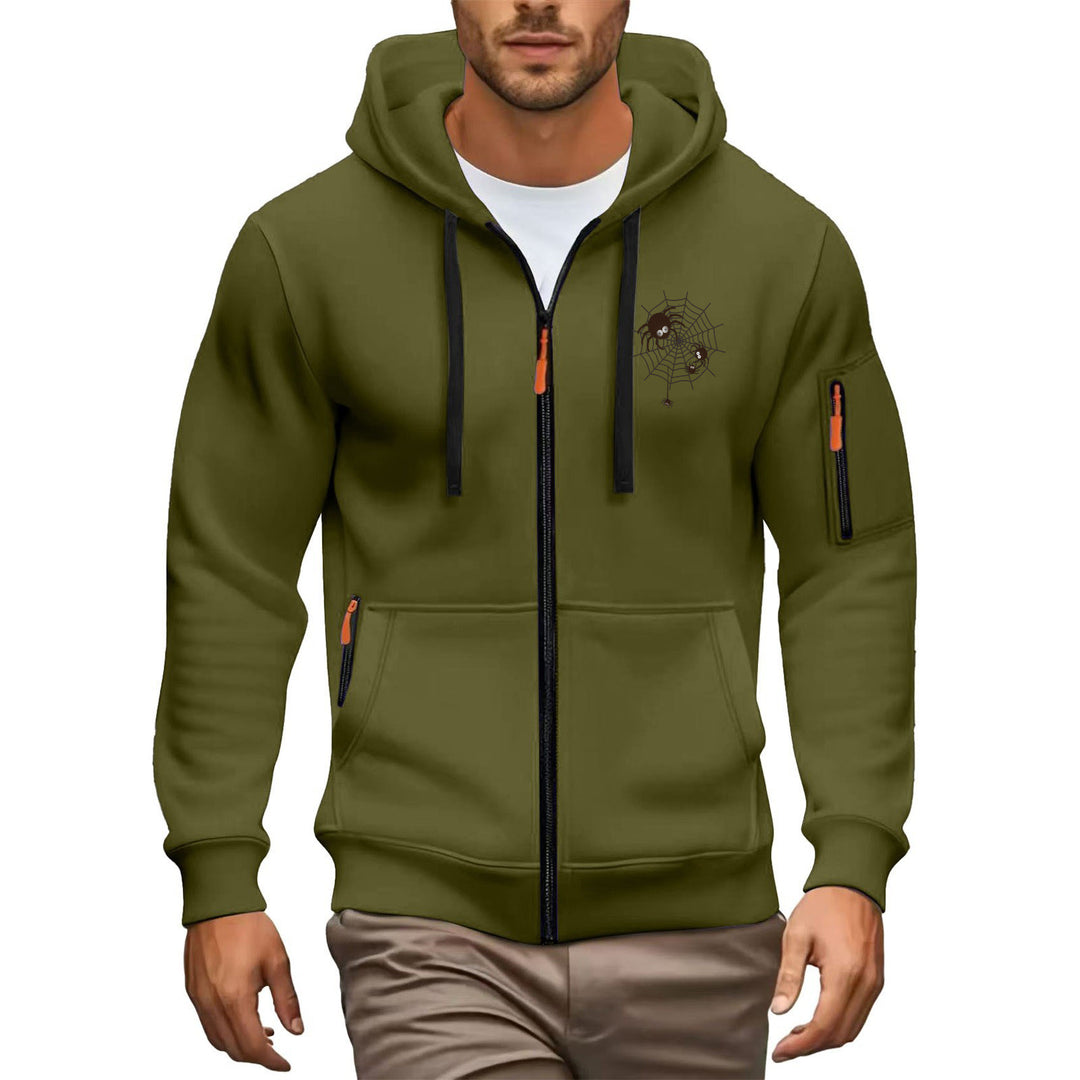 Herren Hochwertiger Zip-Hoodie Echoarchiv