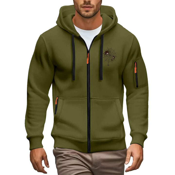 Herren Hochwertiger Zip-Hoodie Echoarchiv