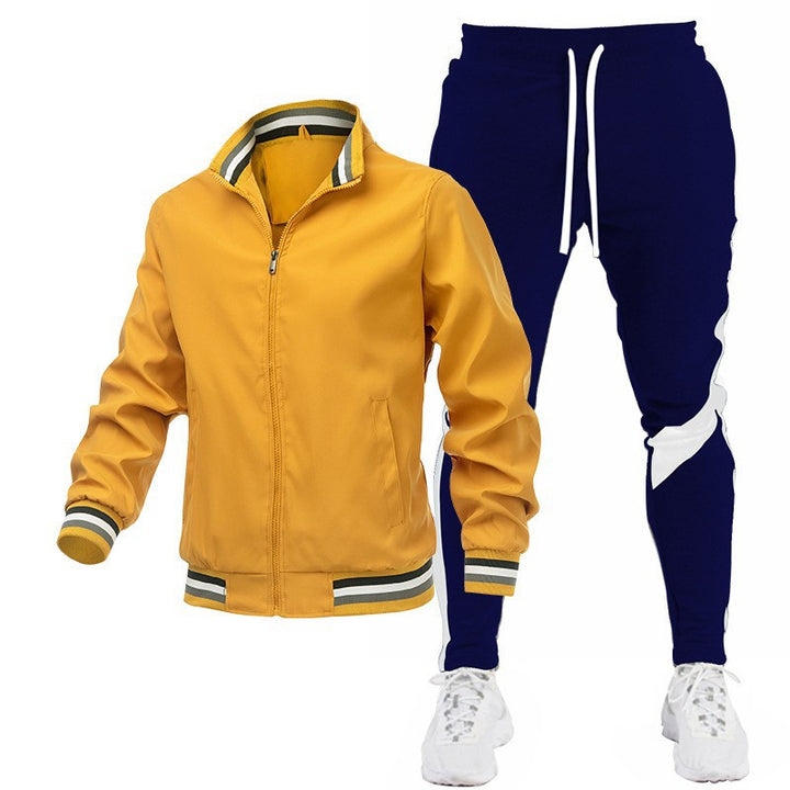 Herren Sportliches Trackjacke und Jogginghose Set Echo Archiv