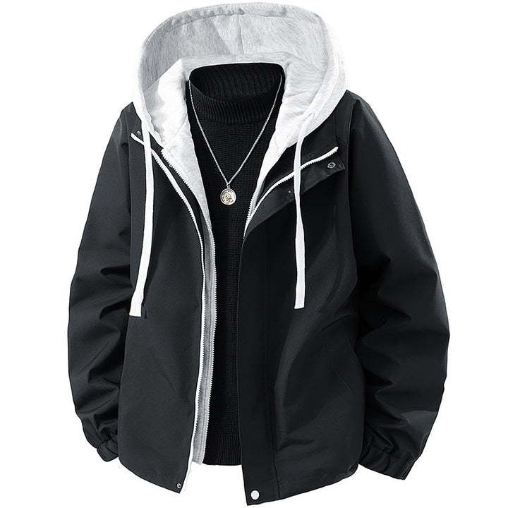Herren technische Kapuzen-Softshelljacke mit verstellbarer Kapuze und Utility-Taschen Echo Archiv