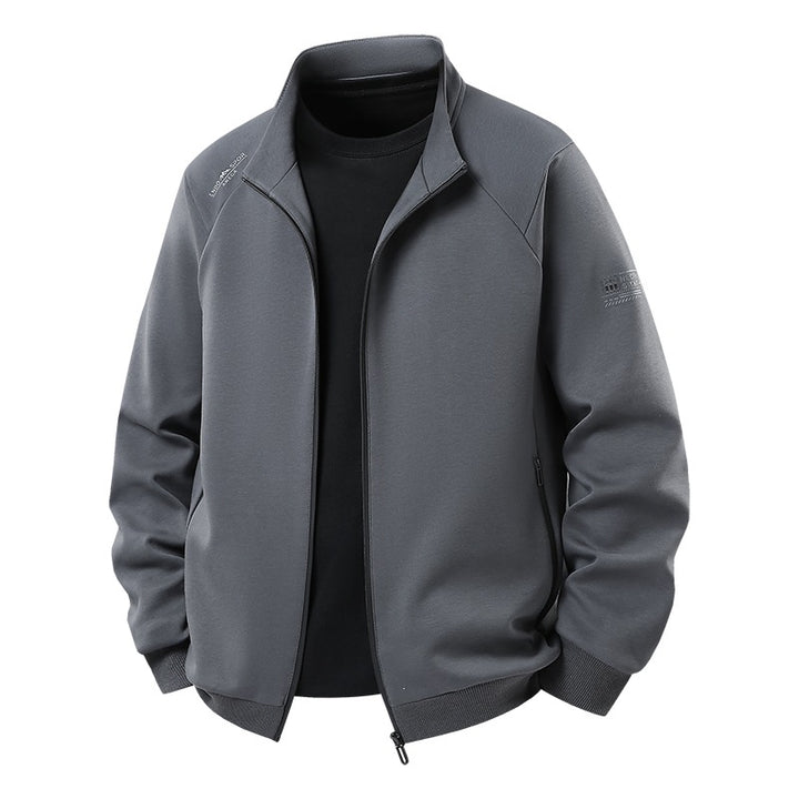 Herren Leichter Freizeit-Trainingsanzug-Set mit Reißverschlussjacke, elastischer Bund & Reißverschlusstaschen Echoarchiv