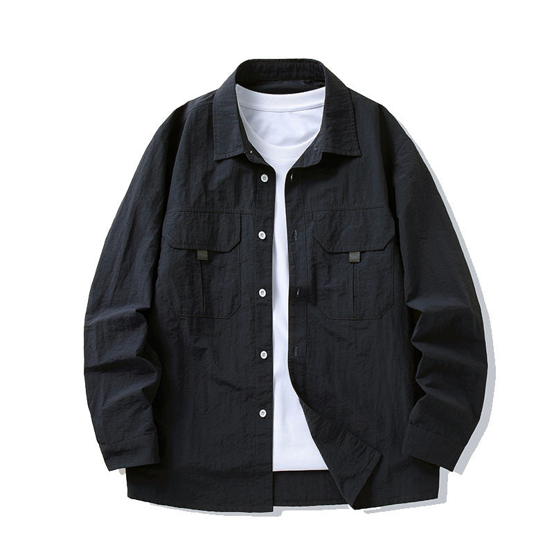 Herren Trendige und lässige Utility-Hemdjacke Echo Archiv