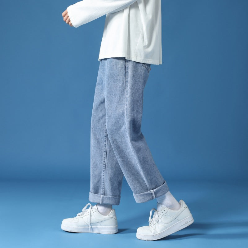 Herren Hoch geschnittene Relaxed-Fit Jeans Echoarchiv