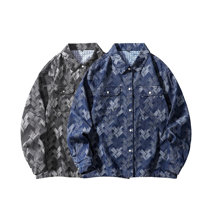 Herren lässige Overshirt Echoarchiv