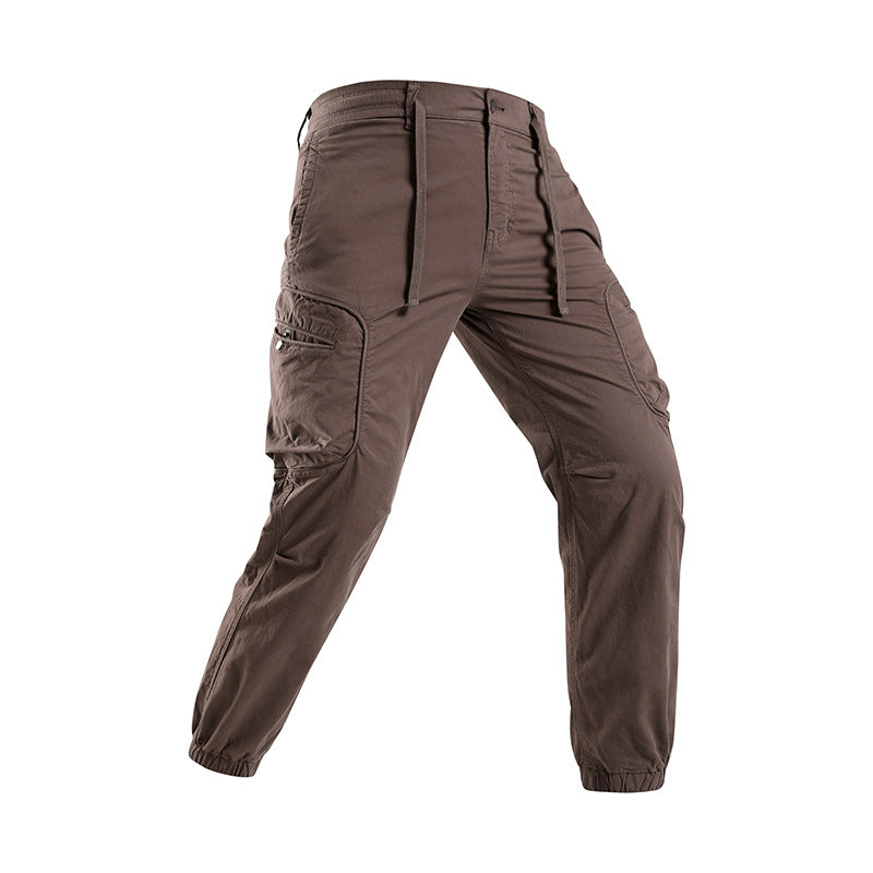 Herren Leichte Trekking‑Cargohose im Joggercut mit elastischem Knöchelabschluss und multifunktionalen Seitenklapptaschen Echo Archiv