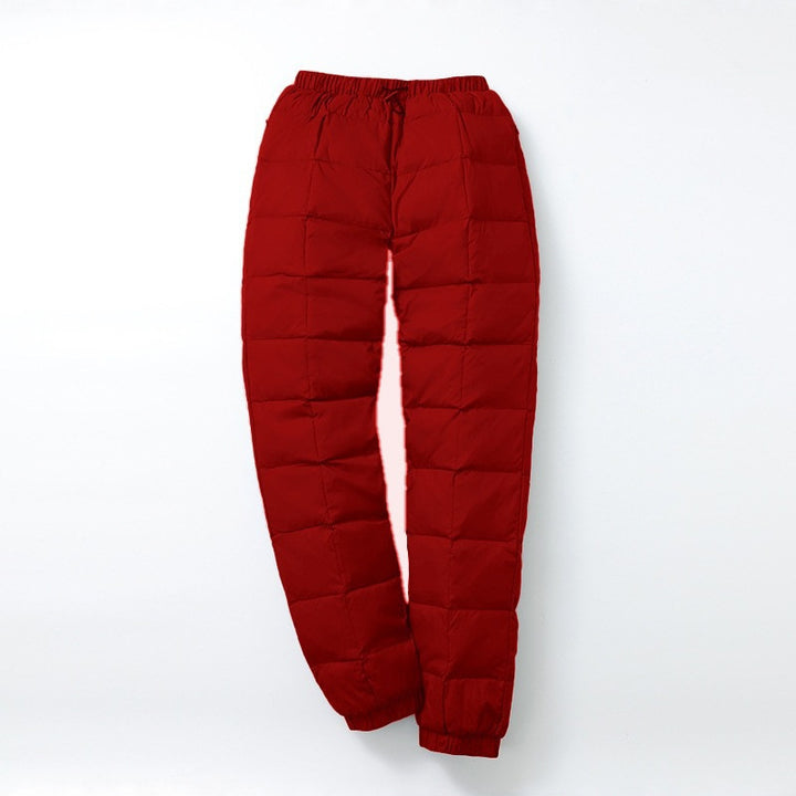 Herren Gepolsterte Thermohose mit Karosteppung und elastischem Saum Echoarchiv