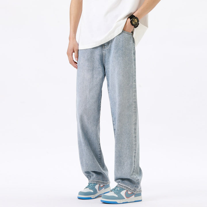 Herren weite Jeans mit lässigem Schnitt Echoarchiv