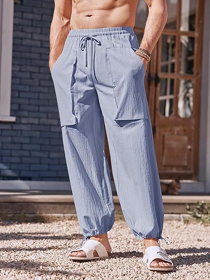 Herren luftige Freizeitpants Echoarchiv