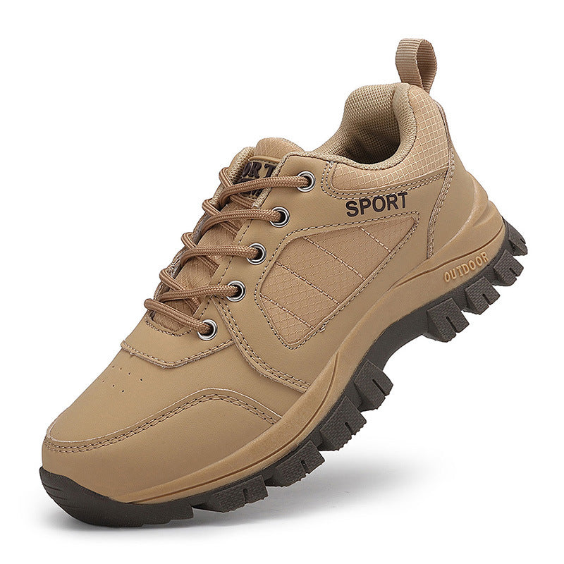 Herren nan robuster Schnür-Freizeitsneaker mit tiefem Stollenprofil, gepolstertem Schaft und praktischer Zuglasche Echo Archiv