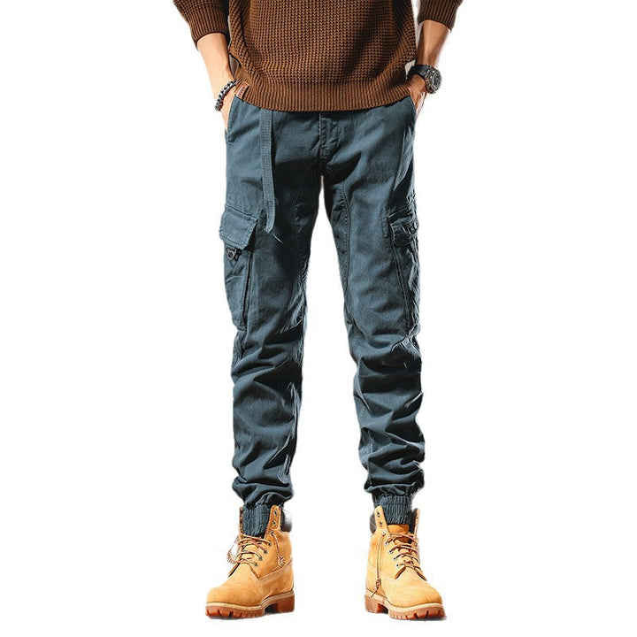 Herren Cargo-Joggerhose mit Multifachtaschen und elastischem Saum Echo Archiv