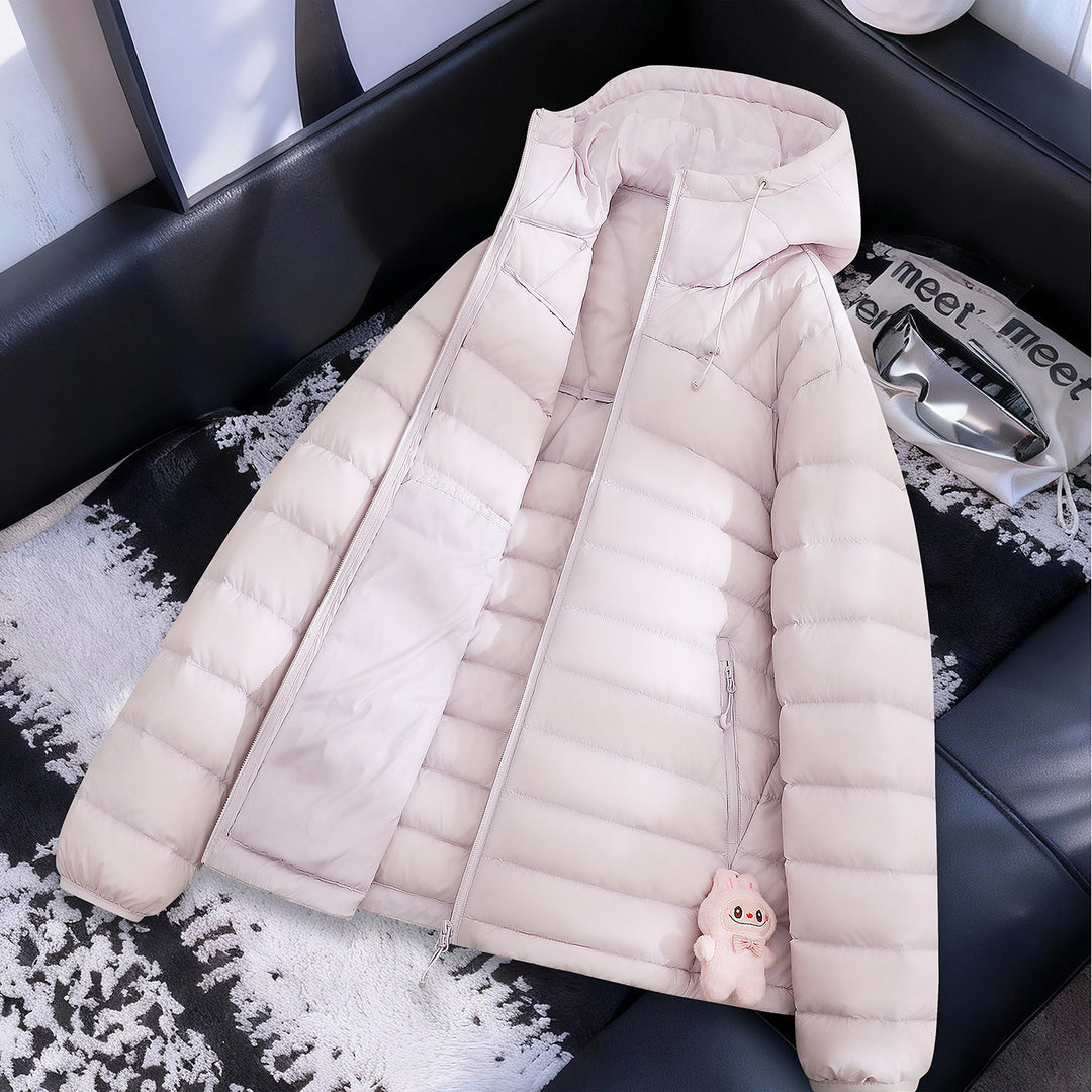 Damen Leichte Steppjacke mit Kapuze Echo Archiv