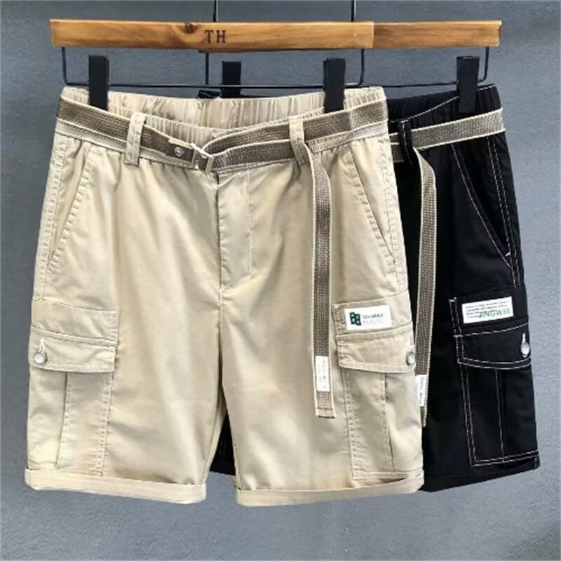 Herren Cargo-Shorts mit praktischen Seitentaschen und verstellbarem Bund Echoarchiv