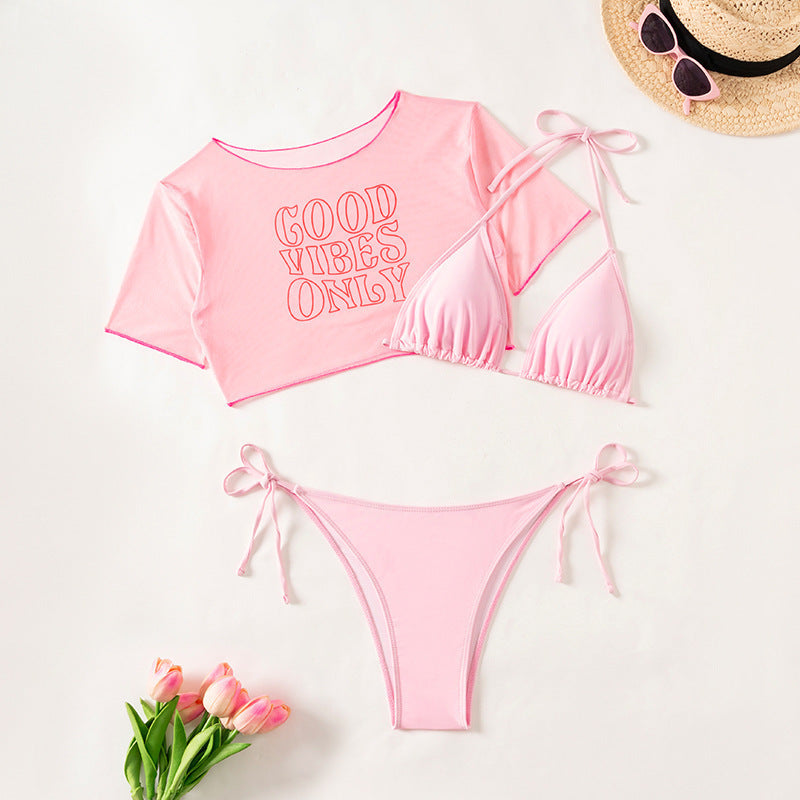 Damen Bikiniset mit lässigem Crop-Top Echo Archiv