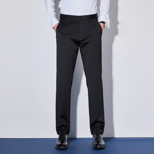 Herren Elegante Business-Hose mit geradem Schnitt und elastischem Bund Echo Archiv