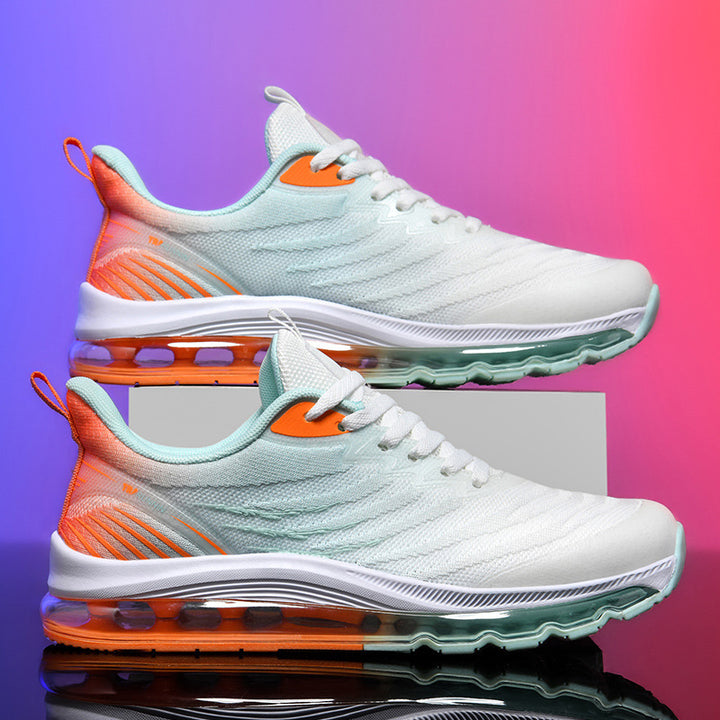 Unisex atmungsaktive Air‑Cushion Running‑Sneaker mit sichtbarer Hohlkammer‑Zwischensohle und leichter Strickkonstruktion – Tavélo