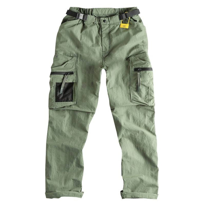 Herren Cargo-Hose mit multifunktionalen Taschen und verstellbarem Bund Echoarchiv