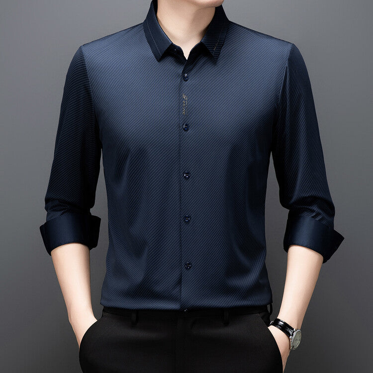 Herren elegante, atmungsaktive Hemdbluse Echoarchiv