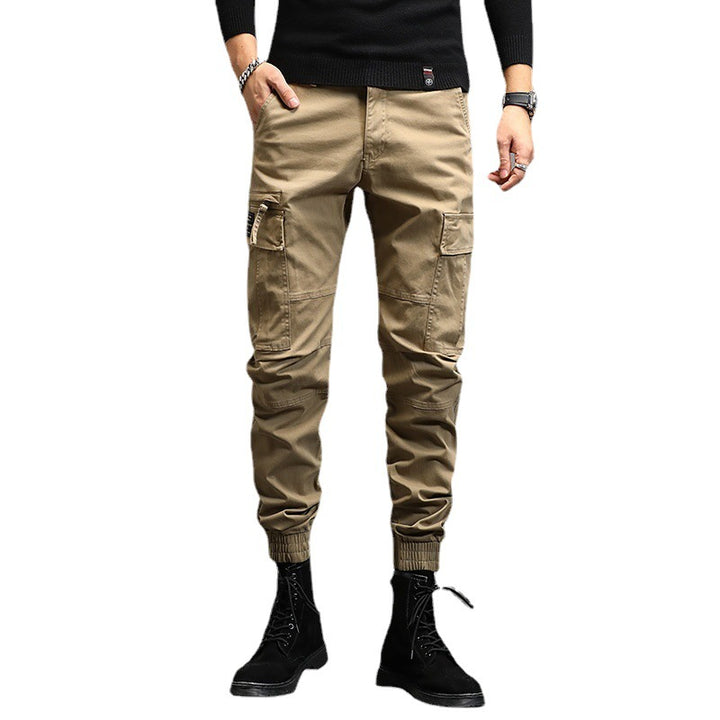 Herren Cargo-Joggerhose im Utility-Stil mit Bündchen und Mehrfachtaschen – Bravaro