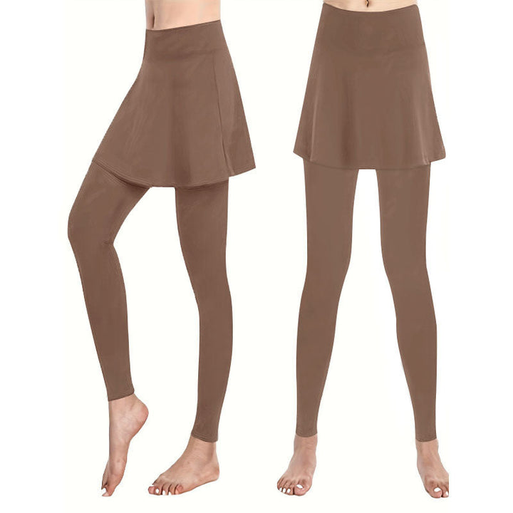 Damen Leggings mit integrierter Skirtschnitt Echoarchiv