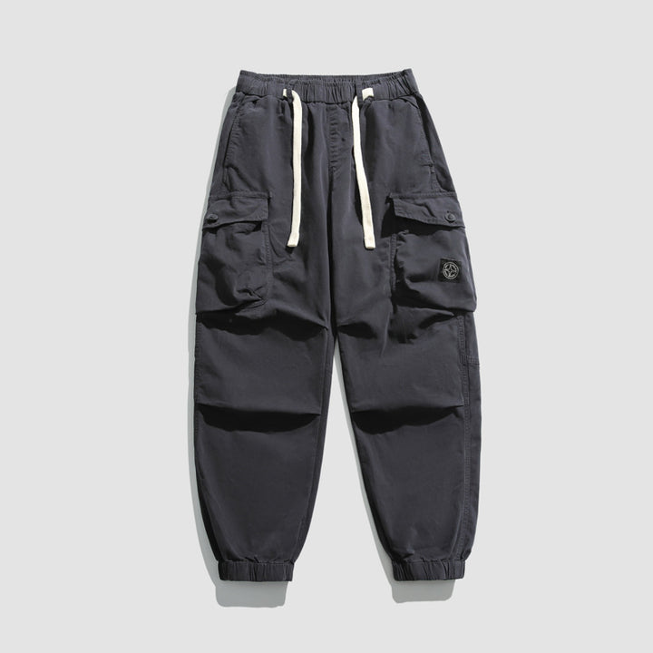 Herren Cargo-Hose mit elastischem Bund und zahlreichen Taschen Echoarchiv