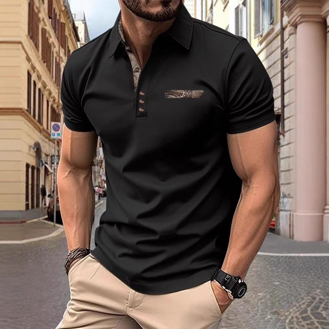 Herren Poloshirt mit modischen Akzenten Echoarchiv