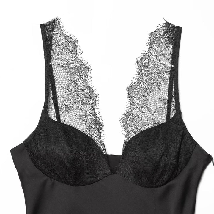 Damen elegantes Camisole-Top mit Spitzenbesatz und hochwertigem Stoff Echo Archiv