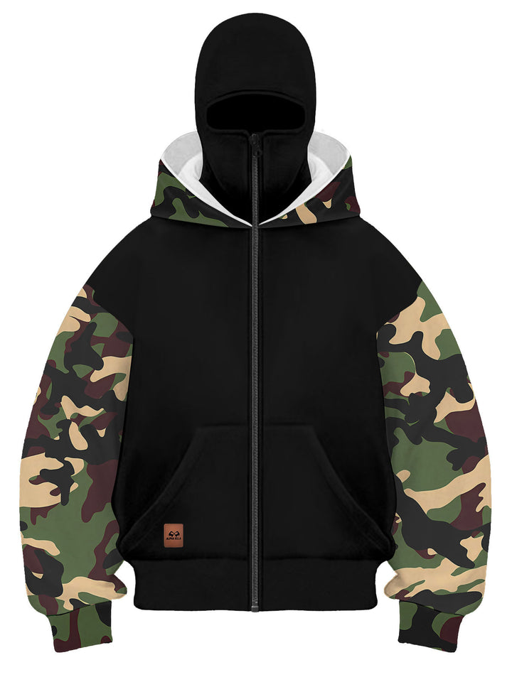 Herren Modische Camouflage Kapuzenjacke Echo Archiv