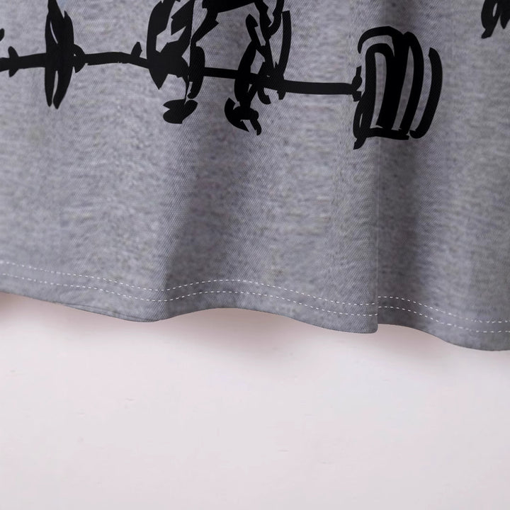 Herren Sportliches Poloshirt mit kreativem Motivdruck Echoarchiv