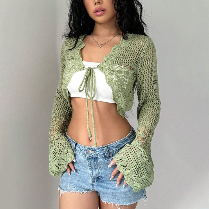 Damen Häkeljacke mit weitem Arm Echo Archiv