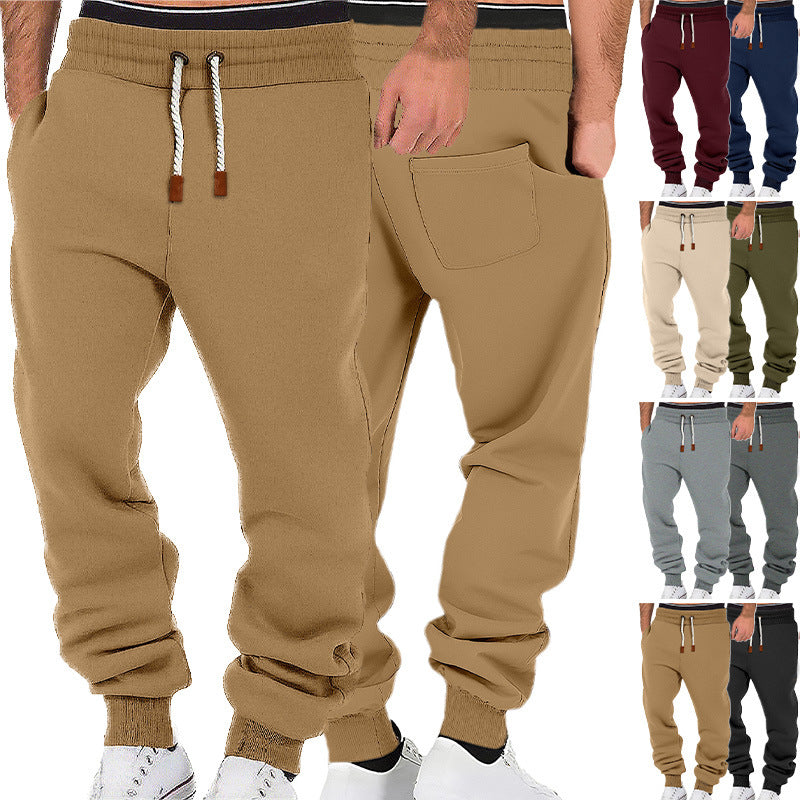 Herren nan komfortable Jogginghose aus hochwertiger Baumwollmischung mit elastischem Bund Kordelzug und Bündchen Echo Archiv
